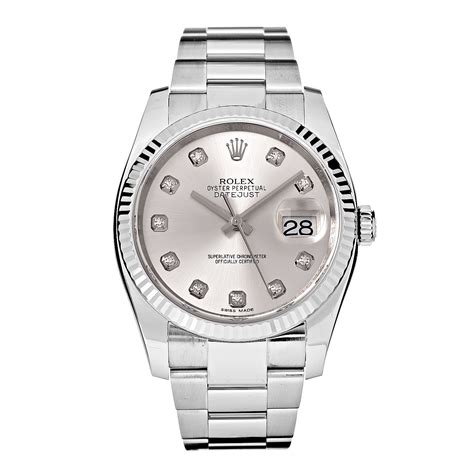 rolex oyster perpetual datejust white gold